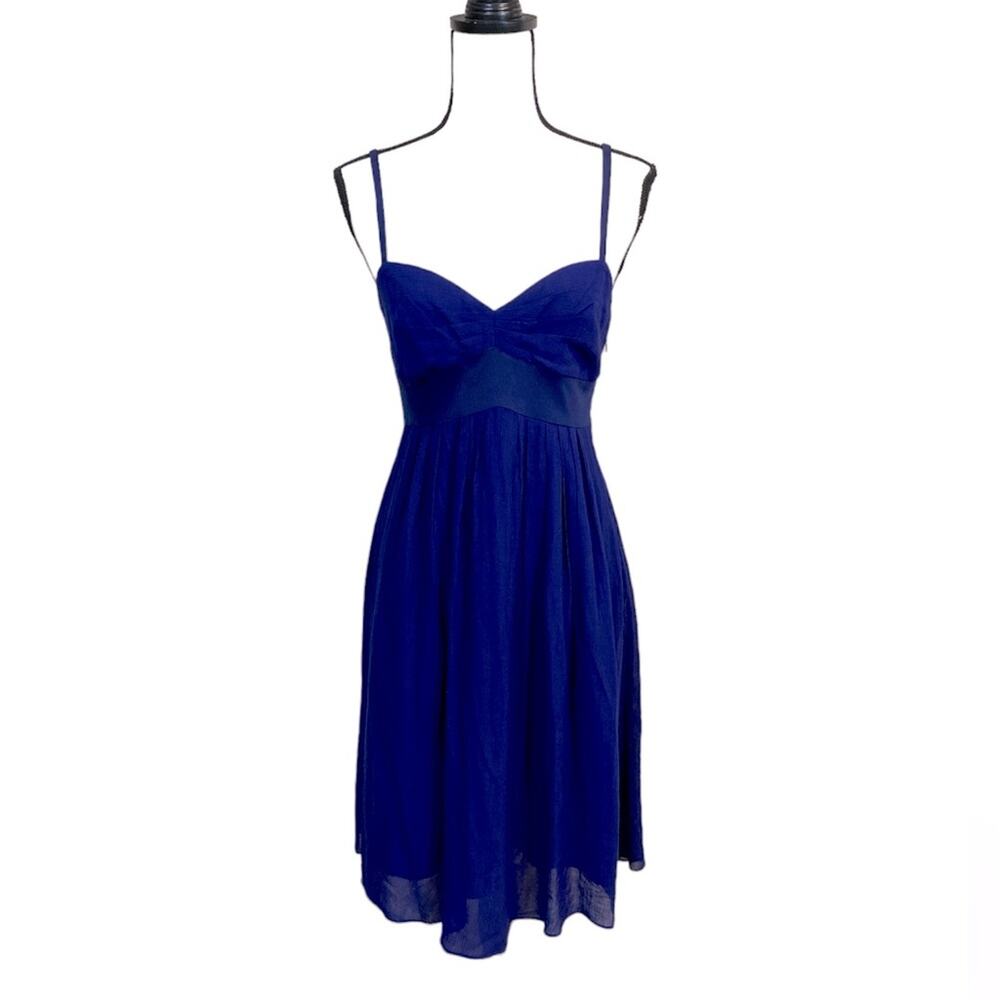 Searle Indigo Blue Fit and Flare Sundress